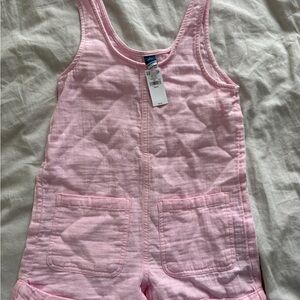 Old Navy Light Pink Kids Romper - Linen